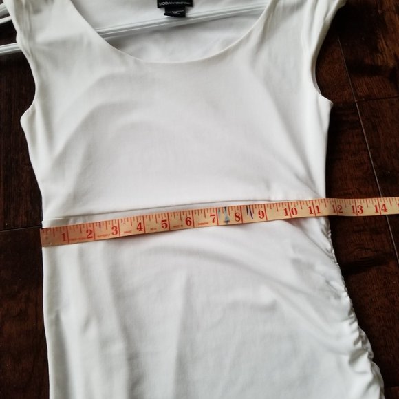 Moda International Victoria's Secret White Ruched Dress - Picture 3 of 10